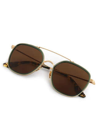 AUSTIN I 18K Titanium + Bottle Green + Zulu