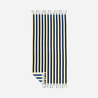 Slowtide - Cabana Fringe Woven Towel (Blue)