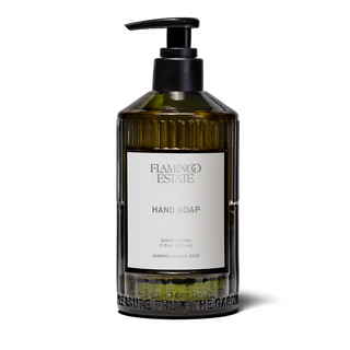Flamingo Estate | Jasmine Damask Glass Hand Soap