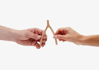 Areaware Good Luck Charm Wishbone