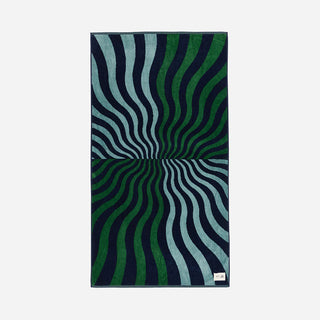 Slowtide - Hideout Woven Towel (Deep Pacific)