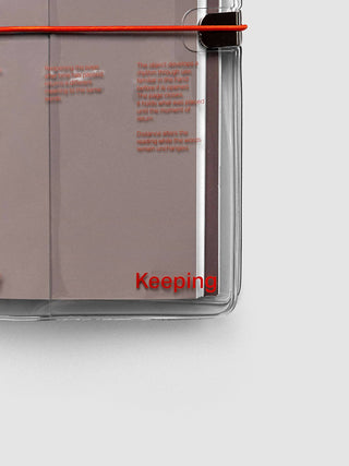 Act of Keeping Travel Cover | Clear Vinyl: Pocket Plus