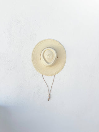 Desert Sun Hat - Natural Guatemalan Palm Leaf: 55cm