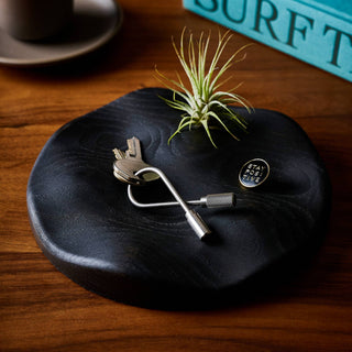 TOPO Round Tray: Walnut