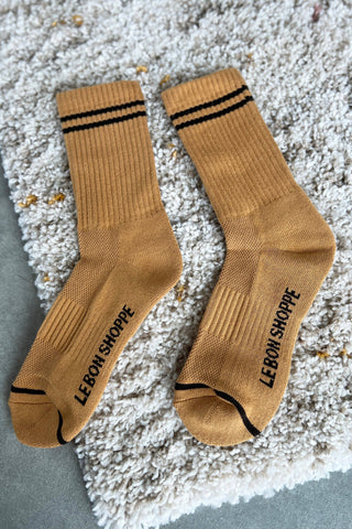 Boyfriend Socks: Milk