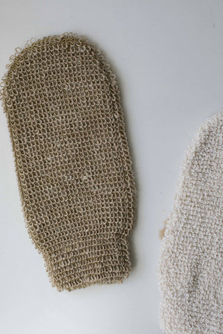 Exfoliating Body Scrub Glove: Jute