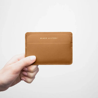 Minor History Card Holder - Tan
