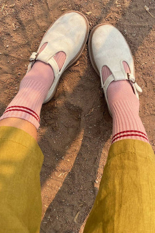 Boyfriend Socks: Grape