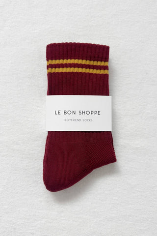 Boyfriend Socks: Grape