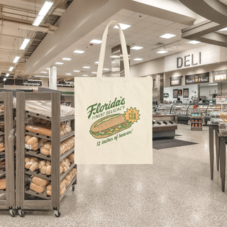 Pub Sub Club Color Canvas Tote: Natural / 15" x 16"