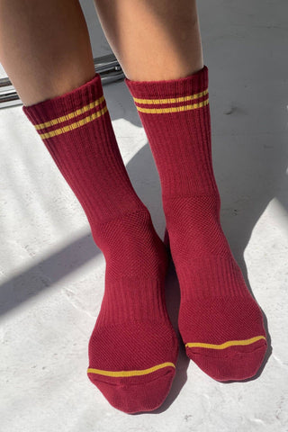 Boyfriend Socks: Milk