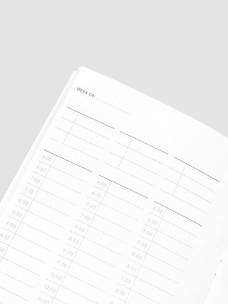 Travel Notebook | Pocket Plus: 30 Minute Time Block | Bordeaux
