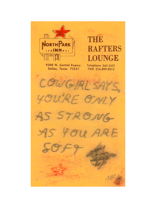 Cowgirl Says - Art Print by Lordcowboy: 8" X 14"