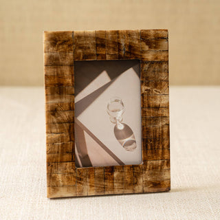 Antique Bone Block Frame