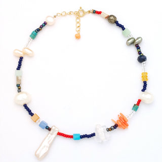 Johanna Pearl & Gem Anklet