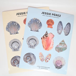 Seashell Sticker Sheet: Cloud