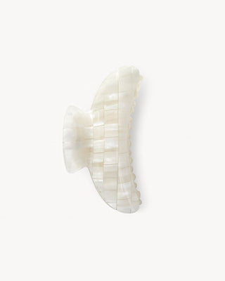 Grande Heirloom Claw in Opalite Shell Checker