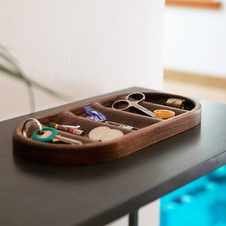 Ripple Tray: Walnut