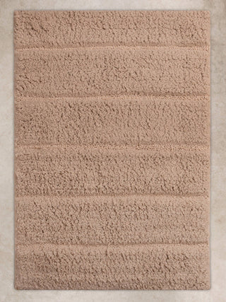 Riga Linear Bath Mat: Taupe