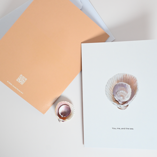 You, Me, and The Sea - Greeting Card