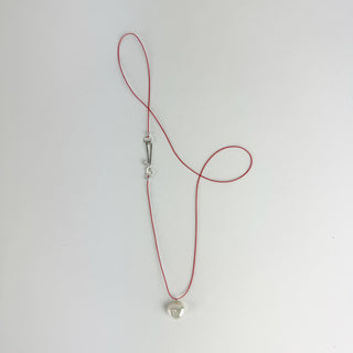 The Durga Necklace: Red / 15" / Gold Filled