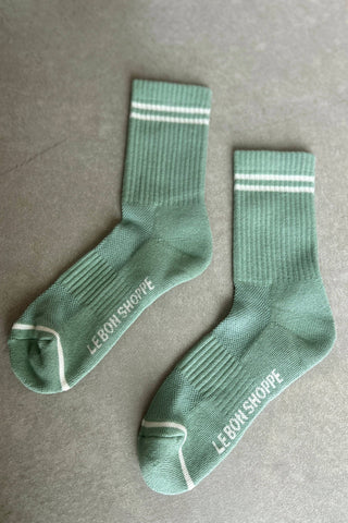 Boyfriend Socks: Grape