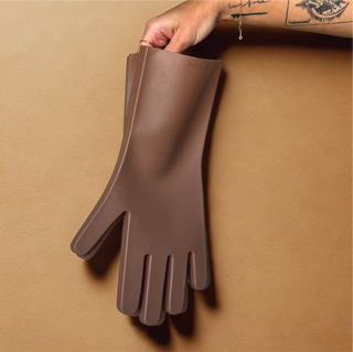 KEEPS UMBER GLOVES: Umber