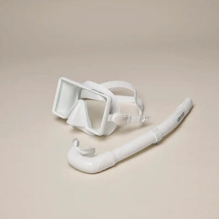 Barbados Dive Mask + Snorkel - WHITE