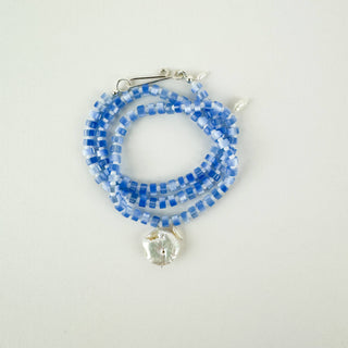 The Galileo Galilei - Blue/White: 16" / Sterling Silver