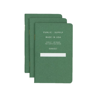 Pocket Notebook (Green) | Public Supply