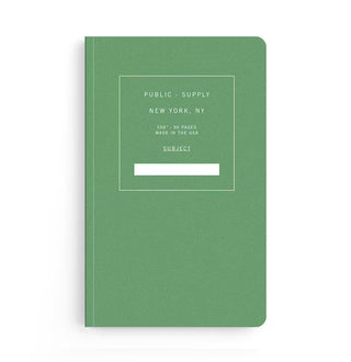 Large Notebook (Green) | Public Supply